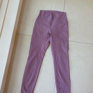 Lululemon Athletica Purple High-Waisted Leggings